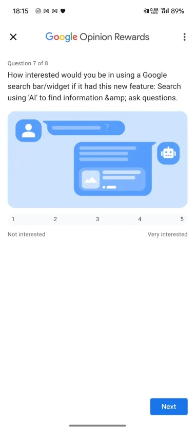 Google, Android'in Ana Ekran Arama Widget'ını Yenileyecek Gibi Görünüyor